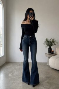 Boot cut jeans